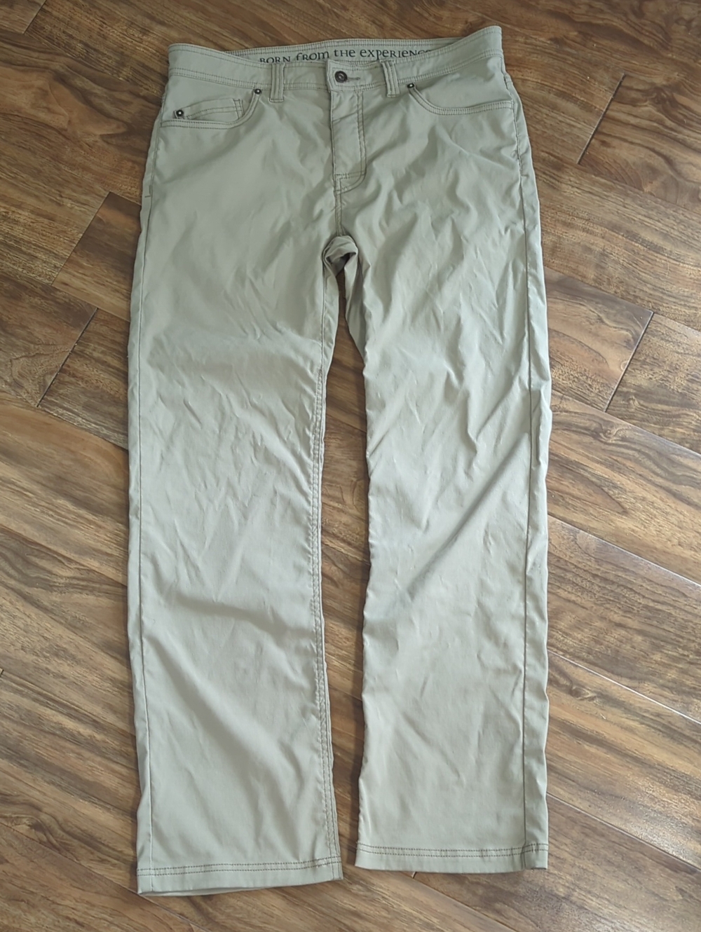Prana Men's Khaki Slim Fit Pants - Picture 2 of 7